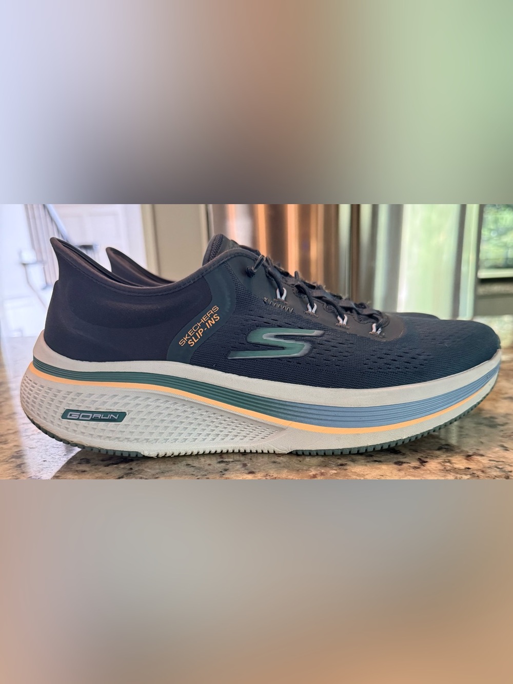 Skechers GO RUN Elevate 2.0 Women’s Size 9.5 Navy Slip-Ins Running Shoes 129006